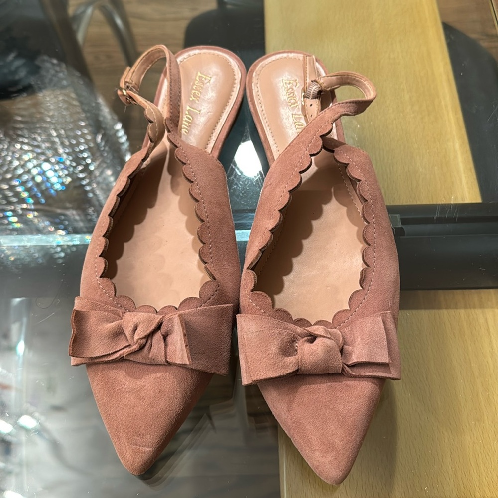 BNWNT Essex Lane Flat Sling Back